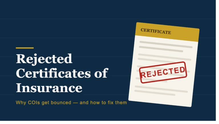 Why Your Certificate of Insurance Keeps Getting Rejected in Atlanta—and How to Fix It